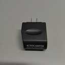 yorpyep AC to DC Converter, 220 V to 12 V Wall Cigarette Lighter Conversion Plug Adapter, High Temperature Resistant Plug and Play Interior Accessories, for Most Cars Trucks Power Inverters (Black)