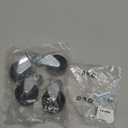 2 Inch Caster Wheels, 1/4 Inch Threaded Stem Swivel Casters with Brake, Quiet Rolling PVC Wheels for Furniture, Small Trolley, Utility Cart and Cabinet (Pack of 4 by AXL)