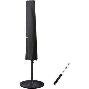 Umbrella Cover for 6ft to 9ft Patio Umbrellas, Waterproof and Durable Market Umbrella Cover with Zipper and Rod