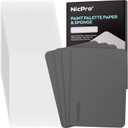 Nicpro 4 Pack Wet Palette Sponges and 100 Sheets Pallet Paper Refillment, Designed for Stay Wet Palette to Save Paints and Keep Wet for Miniature & Model Painting and Acrylic Painting