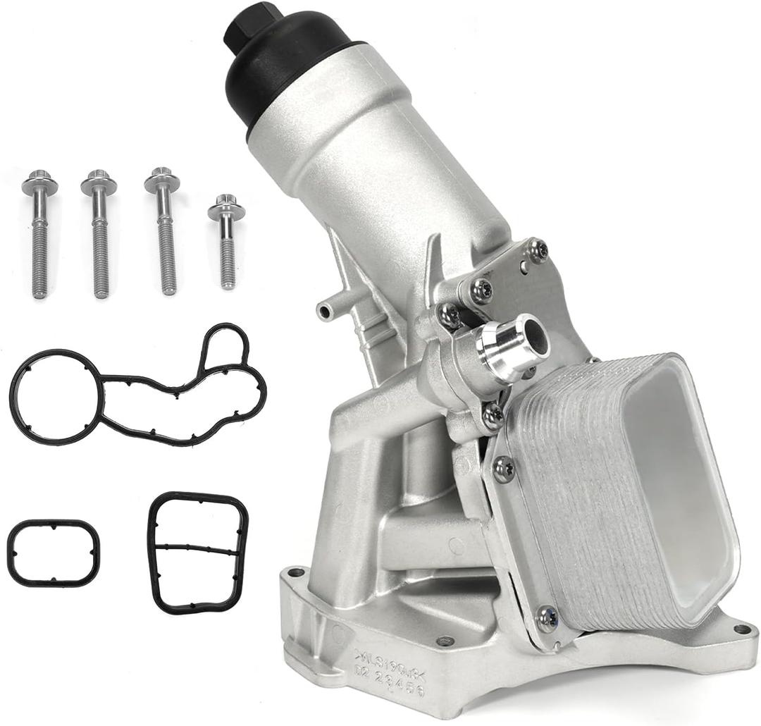 11428596283 Aluminium Engine Oil Filter Housing Compatible with 2016-2021 BMW 230i xDrive 320i 330e 330i 430i xDrive 530e 530i 740e X3 X4 2.0L