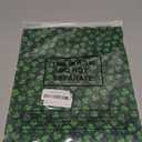 Chinco 8 Sheets St. Patrick's Day Heat Transfer Vinyl 12 x 10 Inch Green Shamrock Iron on Vinyl Printed Heat Transfer 3D Clover Pattern HTV Permanent Self Adhesive Self Sticker for DIY Crafts