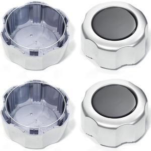 4Pcs Wheel Center Caps for Pathfinder 1997-1999 Wheel Rim 131.5mm(5.18in) Silver Hub Cap Wheel Cover, Replacement 40315-89P15 40315-7Z100