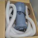 KimFilter Pro Series 1000 GPH Above Ground Pool Filter Pump, Powerful Pool Cartridge Filter Pump, Water Circulation and Filtration System -Improved Water Clean & Clarity, Pools Pumps Above Ground-Gray