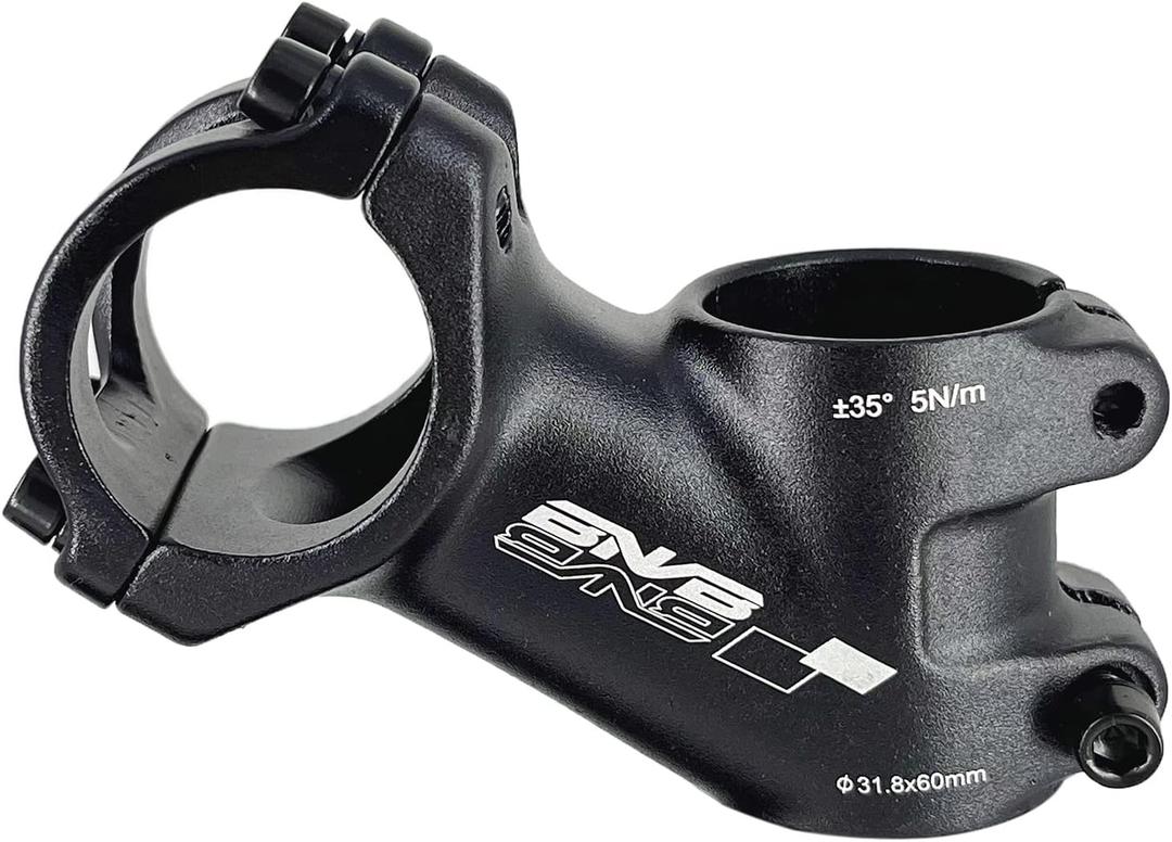 31.8mm 35 Degree Bike Stem Aluminum Alloy Bicycle Handlebar Riser Stem for 1.25'' Diameter Most MTB Road Bike Handlebar.