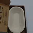 Bulka Small Oval 500g Banneton Bread Proofing Basket Pressed Wood Pulp Brotform - Plane Non-Stick Batard Sourdough Banneton Basket, Made in Germany.