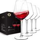 Crayline Plastic Wine Glasses Set of 4(15oz) |Unbreakable Wine Glasses with Stem|100% Tritan & BPA Free |Dishwasher Safe| Awesome For Pool, Beach, Travel, Pool, Camping, Beach, Picnic, Everyday Use.