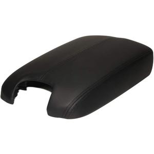 A ABIGAIL Center Console Armrest Cover for 2008 2009 2010 2011 2012 Honda Accord Auto Leather Suture Console Lid Cover Replacement (Black)