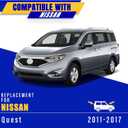 3 wipers Replacement for 2011-2017 Nissan Quest, Windshield Wiper Blades Original Equipment Replacement - 26"/19"/12" (Set of 3) U/J HOOK