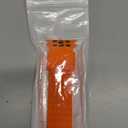 DaQin Ocean Band for Apple Watch Ultra 3/Ultra 2/Ultra 49mm 46mm 45mm 44mm 42mm Men, Soft Silicone Breathable Waterproof Sport Wristband Strap for iWatch Series 11 10 9 8 7 6 5 4 SE 3 2 1 (Orange)