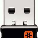 Logitech C-U0007 Unifying Receiver for Mouse and Keyboard Works with Any Logitech Product That Display The Unifying Logo (Orange Star, Connects up to 6 Devices) (C-U0007)