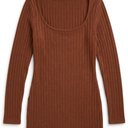 Women's Long Sleeve Dress Autumn Casual Basic Slim Fit Knit Sweater Top Comfortable Stylish, Small
