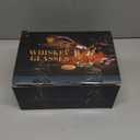 Royal Reserve Whiskey Glasses Set of 2 with Chilling Stones & Coasters  Whiskey Gift for Men Dad Boss Boyfriend on Retirement, Anniversary & Birthday