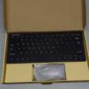 TECKNET Wireless Keyboard and Mouse Combo, Mini Cordless Computer Keyboard and Mouse Set 2.4GHz, Silent Adjustable 1600 DPI, Quiet Click, Lag-Free for Computer, Laptop, PC, Windows, Mac, Chrome OS (Black)