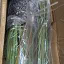 KOL 4ft 2-Pack Artificial Cattail Reed Grass, 47.2 Artificial Indoor Outdoor Fake Onion Grass Plant, Home Office Wedding Decorative Potted Plant Faux Greenery, Housewarming Gift, Green
