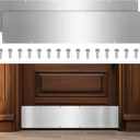 8 x 36 Inches Door Kick Plate with Screws, 2 Sets Satin Aluminum Kick Plates for Interior/Exterior Doors - Anti-Scratch Protection for Wood Metal Doors (2 Sets)