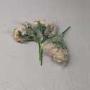 Nubry 3pcs Artificial Flowers Bouquet Fake Peony Silk Hydrangea Wildflowers Arrangements with Stems for Wedding Home Centerpieces Decor (Light Pink)