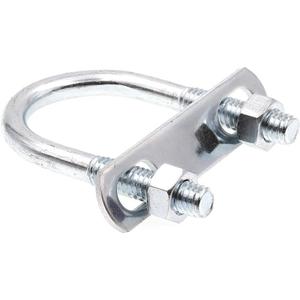 Prime-Line 9071969 U-Bolts, Round Bend, 5/16 in.-18 X 1-3/8 in. X 2-1/2 in. for 1 in. Pipe, Zinc-Plated Steel (10-Pack)