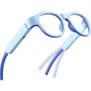 Kids Blue Light Glasses with Bluetooth Audio,Smart glasses,RGB 7-color light, Kids Smart Glasses Gifts
