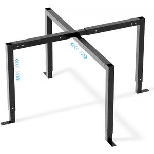 AC Security Cage, Steel Air Safety Conditioner Cage Fence for Round or Square Shape, Adjustable Height and Width, Air Conditioning Unit Fence, Incl Anti-Theft Screws