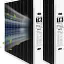 2 PACK 20x25x5 Air Filter, X6675 MERV 16 Carbon-Infused Air Filter Compatible with Lennox X6675 and Lenxox HCC20-28 Furnace HVAC System, Replaces Part # HCF20-16, HCF20-10