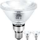 PAR38 Halogen Flood Light Bulbs 90W 120V, 2Pcs PAR38 Halogen Light Bulbs with E26 Base, 2800K Warm White, 4050 Lumens for Indoor and Outdoor