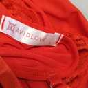 Avidlove Women Lingerie Lace Babydoll Chemise Sexy Mesh Nightdress V Neck Nightwear Side Split Nightgown (Large, Red)