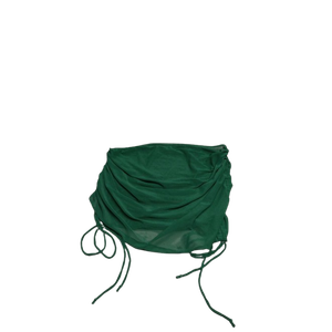 Swimsuit Coverup for Women Drawstring Ruched Sheer Swim Skirt Beach Mesh Bathing Suit Cover Ups Sexy Bikini Cover Up Size S