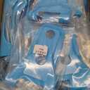 26PCS Full Set Exterior Decoration Trim Kit for Jeep Wrangler JL JLU 2018-2025 Door Hinge Handle Engine Hood Hinge Latch Wheel Eyebrow Side Air Outlet Rear Tailgate Window Hinge Cover (Light Blue)