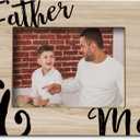 FONDCANYON Father and Me Photo Frames, Father Gifts, Dad Picture Frame, Fathers Day Picture Frame, Dad Picture Frame from Daughter Kids, Father Gifts for Fathers Day (5x7 Inch Photo)