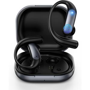 AI Translation Earbuds Real Time，144 Language & Accents Translator OWS Earbuds，Translation Device for Travel Business Learning（Black）