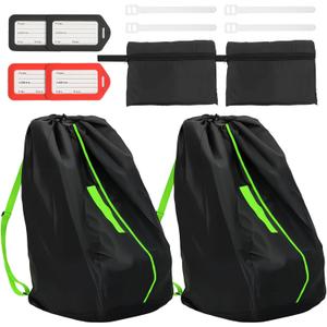 Car Seat Bags For Airplane Travel, Gate Check Bag, Durable Travel Bag with Thickened Shoulder Straps and 2pcs Luggage Tags For Airplane