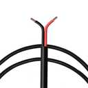 18 Gauge 2 Conductor Electrical Wire Oxygen-Free Copper Cable, 50FT 2 Core Pure Copper Flexible Cable Wire for LED Strips Lamps Lighting Residential Wiring Car Circuit (18AWG-2C, 50FT)