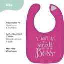 The Peanutshell Baby Girl Terry Bib Set of 8-100% Cotton, Soft, Absorbent Baby Bibs, Toddler Girl Set, Newborn & Infant Bib - Pink