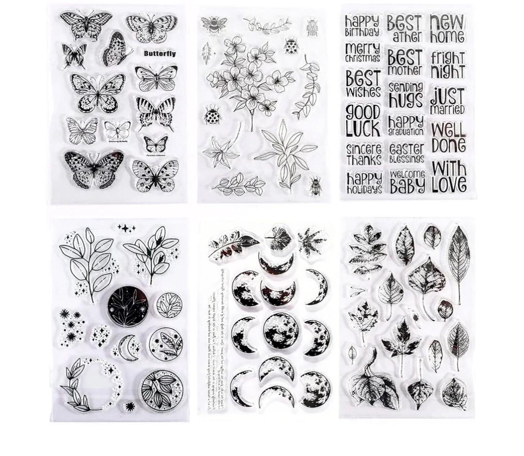 3 Set 2025 Mother's Day Stamps and Dies for Card Making,Stamps and Dies Sets for DIY Various Festivals Album Scrapbooking Birthdays Greeting Card, Pack of 4