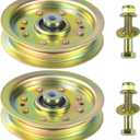 2 Pack 756-04129B Idler Pulley Replaces 753-08171 753-08068A | for Cub Cadet RZT 50, RZT 54, LT1045, LTX 1040, LTX 1045, LTX 1050, Craftsman LT1500 LT2000, Troy Bilt 42" Decks