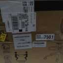 Armless Drafting Chair Tall Office Chair Adjustable Height High Back Ergonomic Desk Chair Drafting Stool Rolling Bar Stools Chairs with Footrest and Wheels (Black)