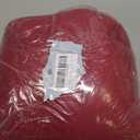 Round Rug Solid Thick Non Slip Carpet Soft Plush Fluffy Area Rug for Living Room Bedroom Kids Nursery Room Red 4 Feet