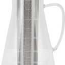 Coffee Tea Cold Brew Iced Coffee Maker 1600ml Capacity Stainless Steel Filter Iced Coffee Maker for Office Home Kitchen Tea House