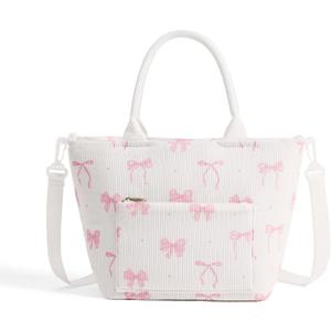 Lunch Bag for Women Adult Large Insulated Lunch Box Girl Cute Corduroy Lunch Tote Bags Reusable Leakproof Cooler Work Picnic