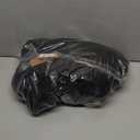 Tanming Women's Warm Double Breasted Wool Pea Coat Trench Coat Jacket with Hood (Large, Black)