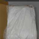 P Pothuiny 3 Piece Hospital Bed Sheet Set, White Brushed Microfiber Soft Bedding for Home/Nursing/Hospital Bed, Deep Pocket Fitted Sheet 36"x80"+12", Flat Sheet & Pillowcase