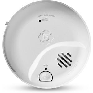 First Alert SMICO100-AC Interconnect Hardwire Combination Smoke & Carbon Monoxide Alarm with Battery Backup, 1-Pack
