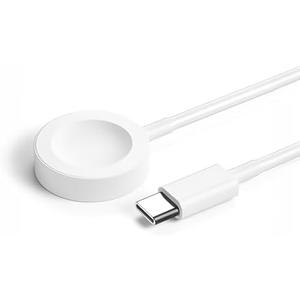 WalkerFit Upgraded Fast Magnetic Charger Competible for Smart Watch Series 10/9/8/7/6/5//4/3/2/1/SE/Ultra, Smartwatch Charger with Type-C Connector, 4ft/1.2m Durable White Cord (2.5Hrs Full Charge)