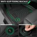 Floor Mats & Cargo Mat for Audi Q5 & SQ5 2018 2019 2020 2021 2022 2023 2024 2025, Waterproof Anti-Slip, TPE Q5 Floor Mats 1st & 2nd Row Summer Winter Non-Slip Cargo Liner