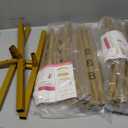 Vincidern 6.6 FT Wedding Arch Backdrop Stand for Parties, Balloon Arch Stand, Wedding Arches for Ceremony, Metal Arch Backdrop Stand for Bridal Baby Showers, Birthday Party Decoration Door Frame Gold