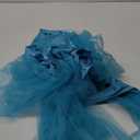 Polyester Stretch Chair Sashes Bands Organza Chair Sash Bows Spandex Bows for Party Birthday Hotel Romantic Wedding Banquets Decoration (Blue 6 PCS)