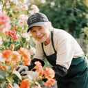 Gardening Gifts for Women - Gardening Hat Embroidered Breathable Cute Baseball Cap for Mom, Wife Outdoor Work (Gray)