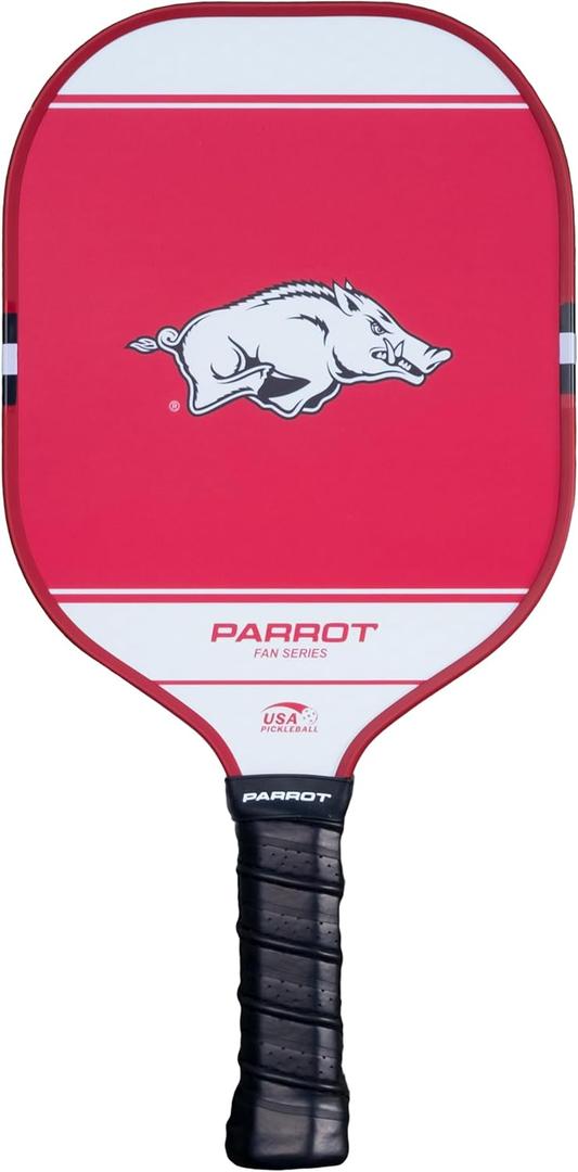 Team Golf Parrot Paddles NCAA Arkansas Sport Plus Pickleball Paddle