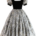 Victorian Rococo Ball Gown Dress for Princess Lolita Dress Women Inspiration Maiden Costume L